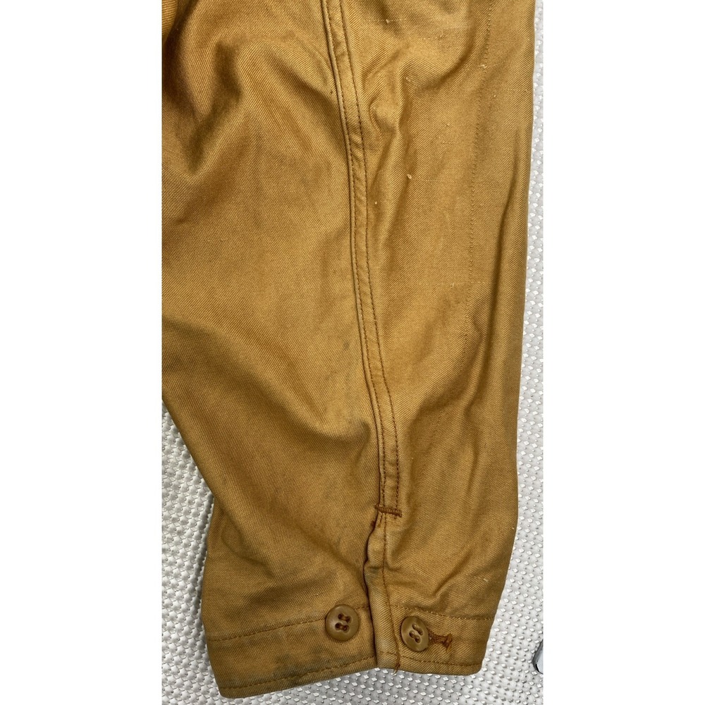Vintage American Outfitters Game Hunting Jacket Beige Corduroy Collar USA - Picture 13 of 15